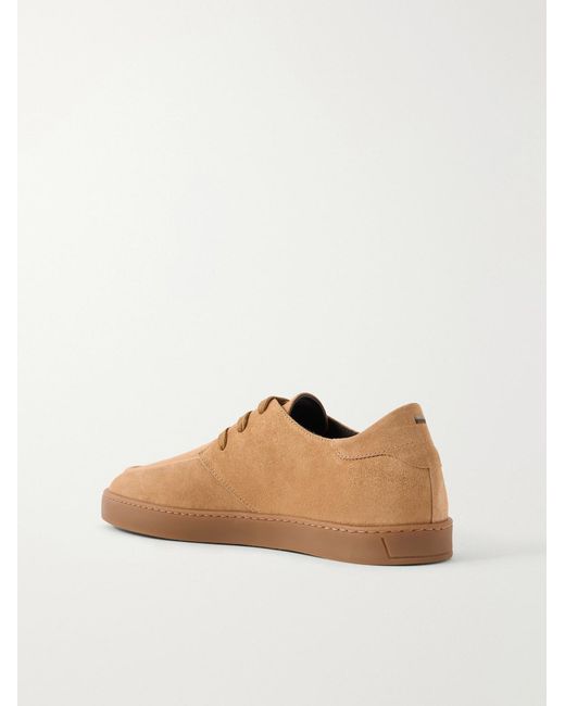 Canali Brown Suede Sneakers for men