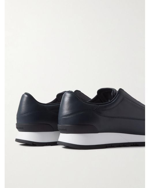 John Lobb Blue River Ii Leather Slip-on Sneakers for men