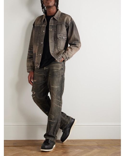 Neighborhood Gray Savage Type-1 Denim Jacket for men