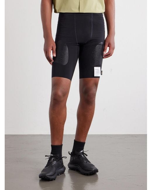 Satisfy Blue Logo-Appliquéd 9' Justice Cordura Shorts for men