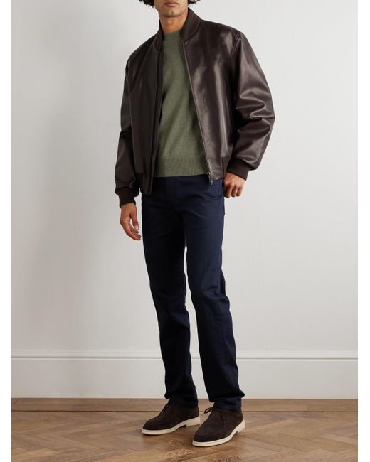 Loro Piana Green Slim-Fit Baby Cashmere Sweater for men