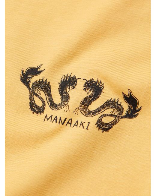 T-Shirt di MANAAKI in Yellow da Uomo