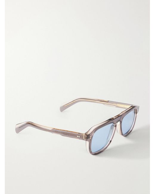 Cutler & Gross Metallic Gr14 Aviator-Style Acetate Sunglasses for men