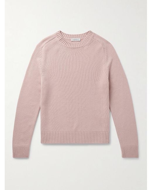 Gabriela Hearst Pink Daniel Cashmere Sweater for men