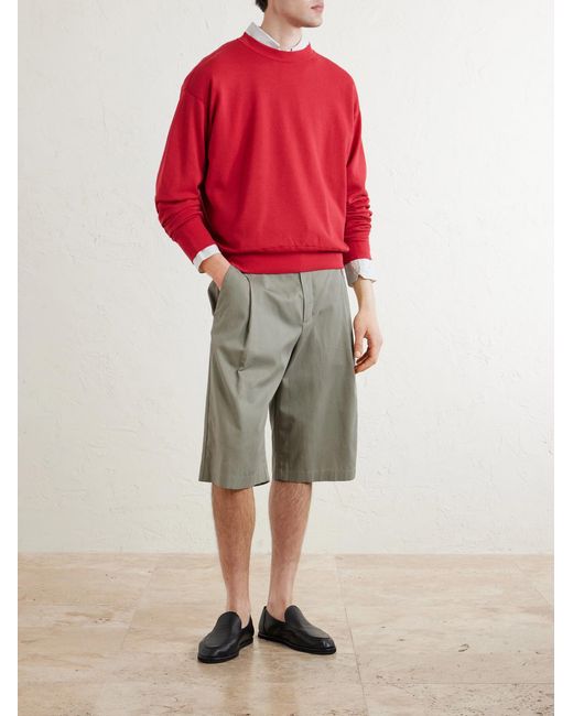 Auralee Red Cotton for men