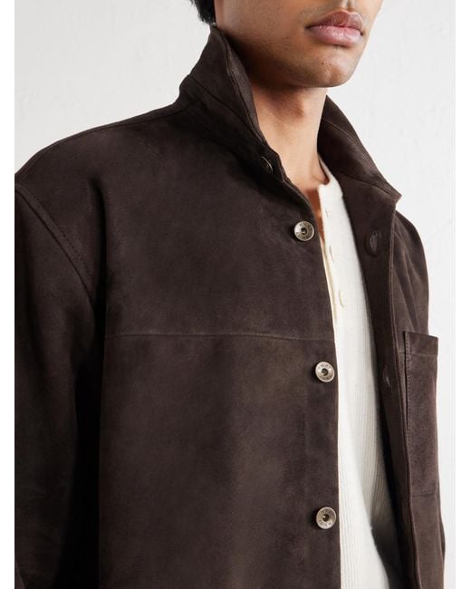 NN07 Black Freddy 80030 Suede Jacket for men