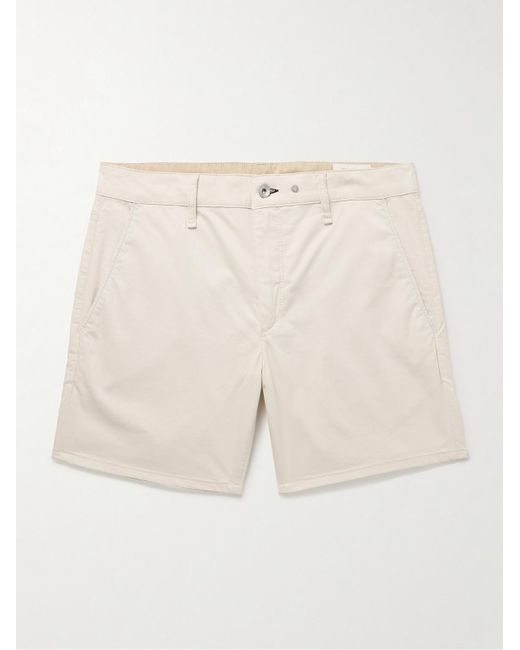 Rag & Bone Gerade geschnittene Shorts aus einer Baumwollmischung in Natural für Herren