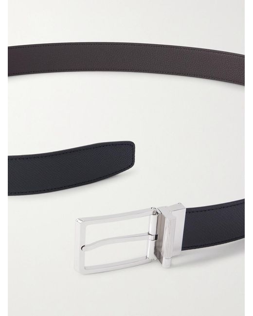 Dunhill Black 35Mm Full-Grain Leather Belt for men