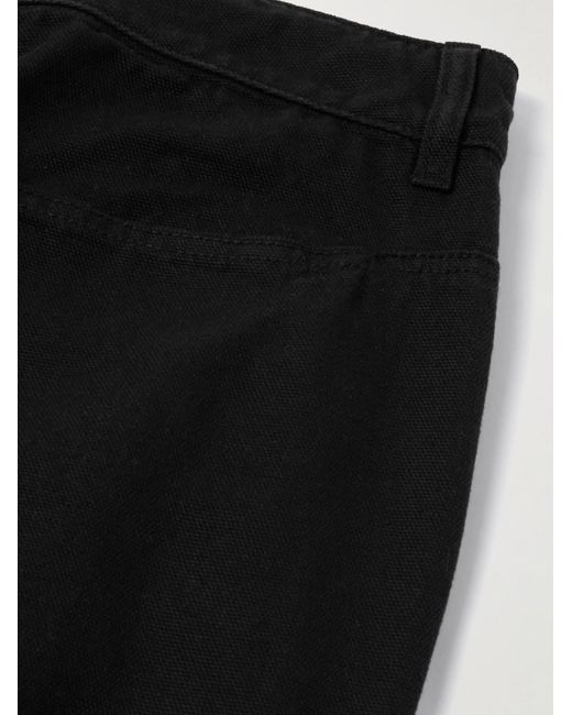 Jacquemus Black Wide-leg Zip-detailed Cotton-canvas Cargo Trousers for men