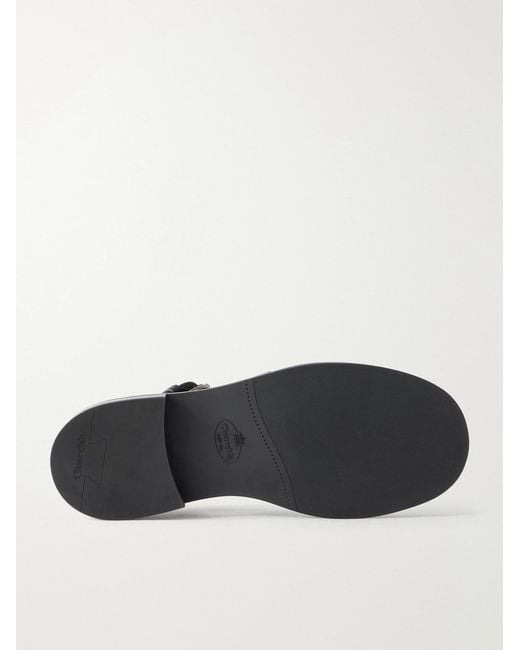 Church's Black Fisherman Winter Leather Sandals for men