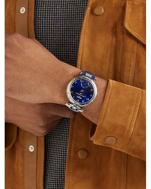 Bovet Black Monsieur Hand-Wound 18-Karat Watch, Ref. Ai43018-G46 for men