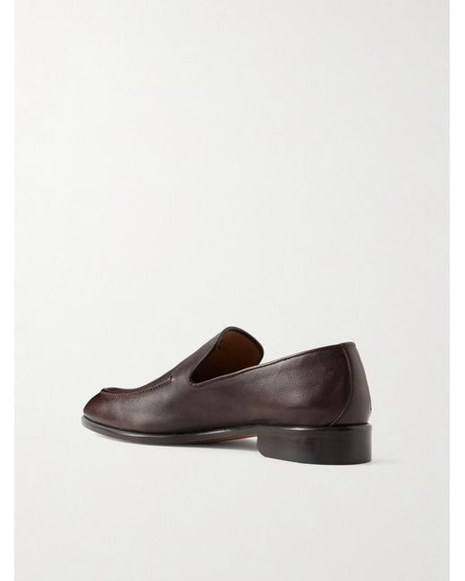 Mr P. Brown Venetian Leather Loafers for men