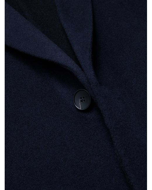 Mr P. Blue Double-Faced Virgin Wool And Cashmere-Blend Coat for men