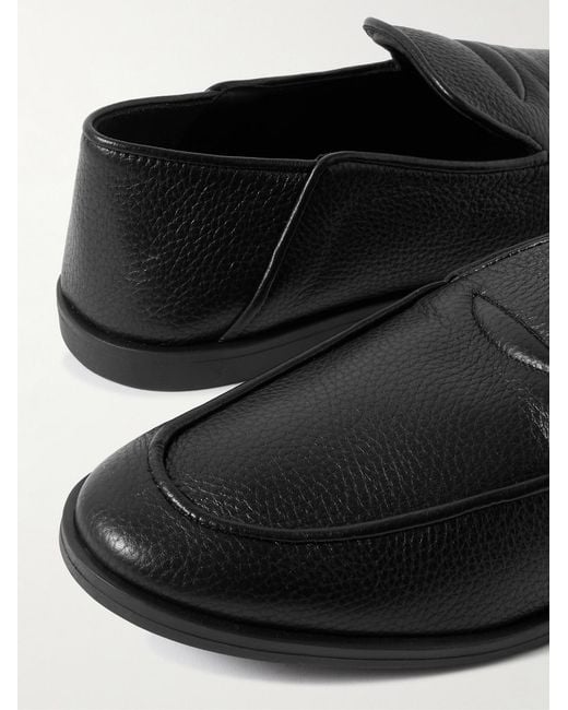 George Cleverley White Mayfair Ii Collapsible-Heel Deerkskin Loafers for men