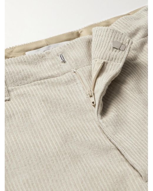 Gabriela Hearst Natural Rhys Straight-Leg Cotton-Corduroy Trousers for men