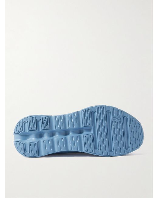Loewe Blue On Cloudtilt Stretch-knit Sneakers for men