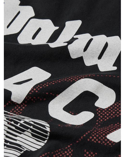 Palm Angels Black Moneygram Haas Formula 1 Paxhaas Racing Club Logo-print Cotton-jersey T-shirt for men