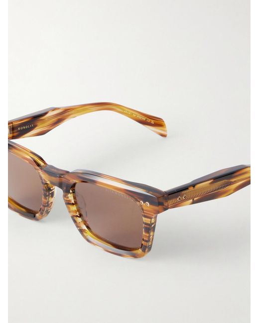 Dita Eyewear Brown Monolix Square-Frame Acetate Sunglasses for men