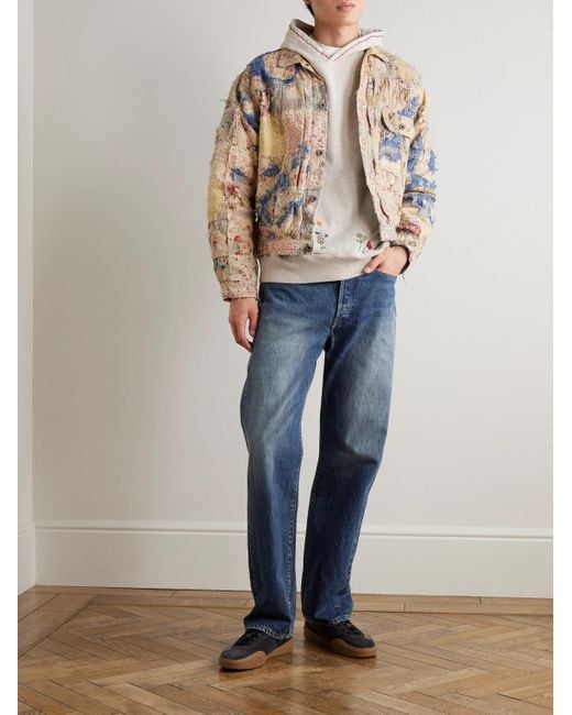 Kapital Blue Zimbabwe Straight-Leg Jeans for men