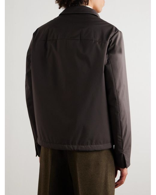 Loro Piana Gray Mathis Windwish Blouson Jacket for men
