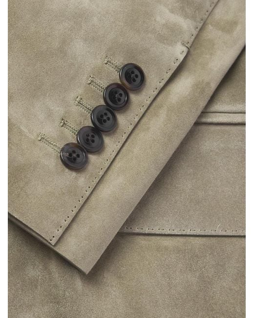 Tom Ford Natural Dyllan Suede Blazer for men