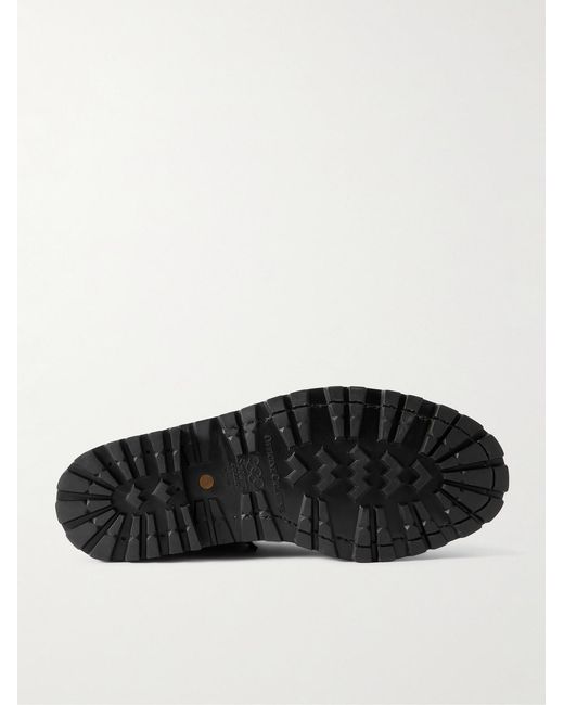 Officine Creative Black Artik 004 Suede Boots for men