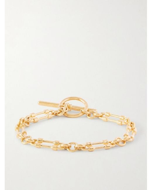 Saint Laurent Natural Tone Bracelet for men