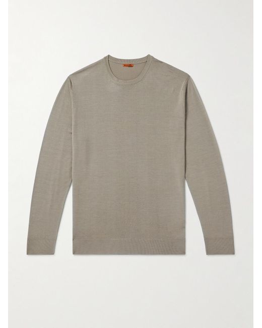 Barena Gray Ato Wool Sweater for men