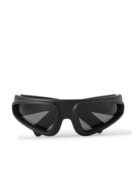 Rick Owens Black Ryder D-frame Acetate Sunglasses for men