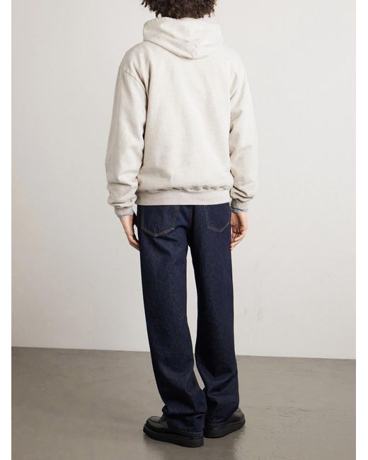 Kapital Natural Printed Wool-blend Jersey Hoodie for men