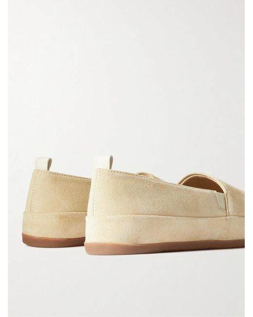 Mulo Natural Suede Loafers for men