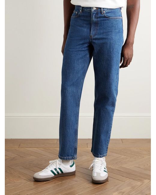 A.P.C. Blue Martin Straight-Leg Organic Jeans for men