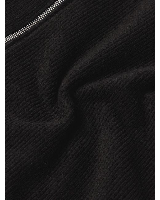 Jil Sander Black Cotton-blend Corduroy Shirt for men