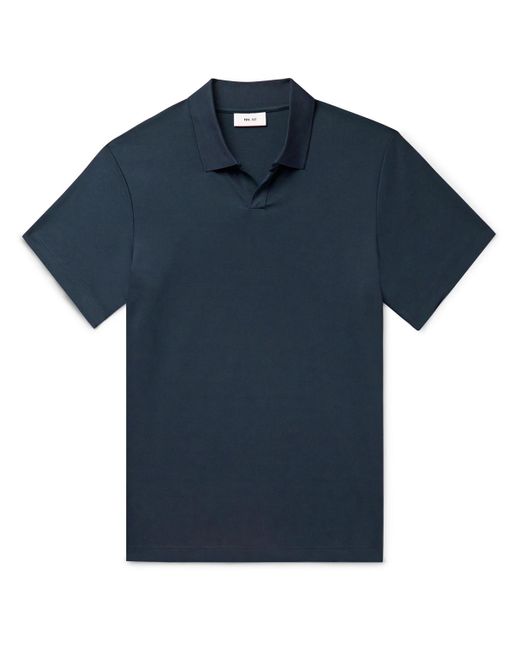 NN07 Blue Paul 3525 Slim-fit Organic Cotton Polo Shirt for men