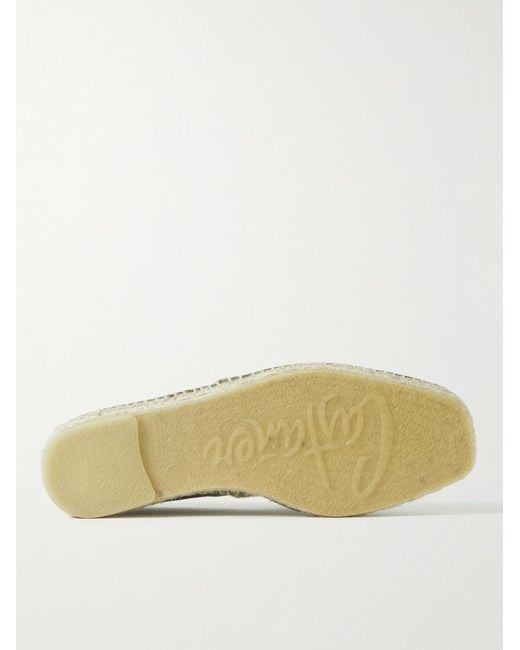 Castaner Green Pablo Canvas Espadrilles for men