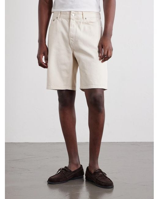 NN07 Natural Otis Straight-Leg Organic Denim Shorts for men