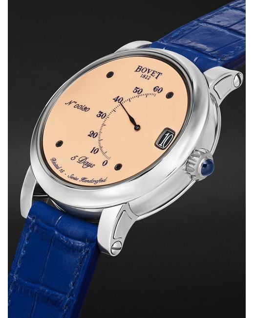 Bovet Blue Récital 15 Limited Edition Hand-Wound Titanium Watch, Ref. R150021 for men