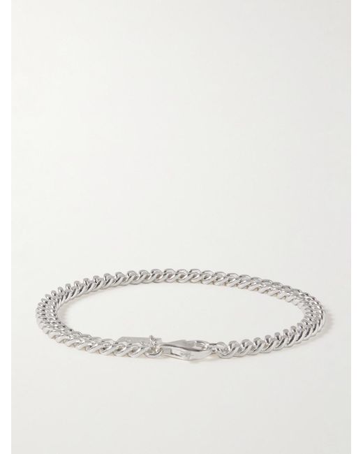 Hatton Labs Natural Classic Mini Silver Chain Bracelet for men