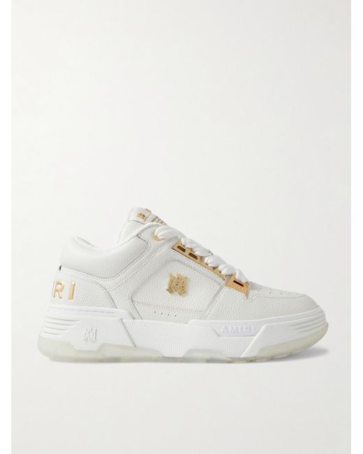 Amiri White Metallic Ma-1 Sneakers for men