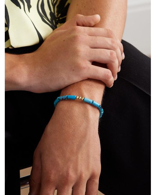 Beaded Bracelet di Jacquie Aiche in Black da Uomo