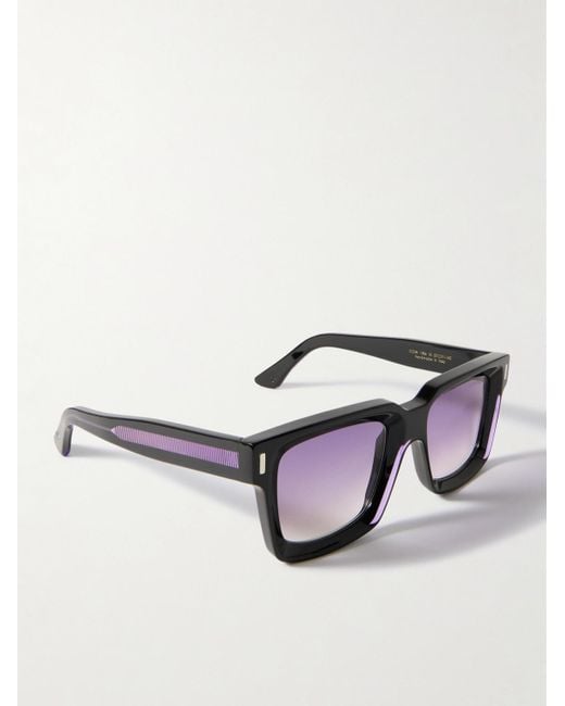 Cutler & Gross Black Square-Frame Acetate Sunglasses for men