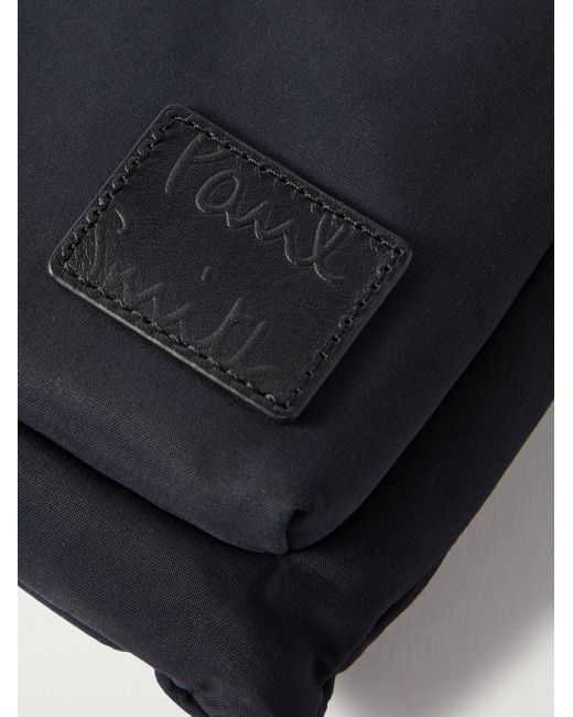Borsa a tracolla in tela di cotone con logo applicato di Paul Smith in Black da Uomo