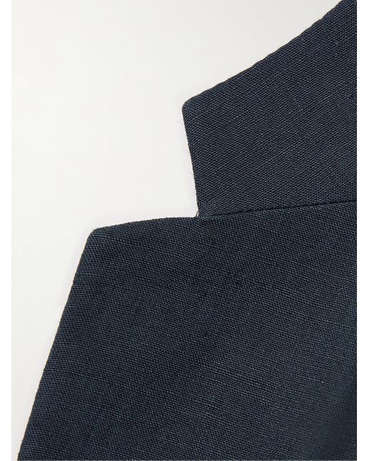 Paul Smith Blue Soho Slim-fit Linen Suit Jacket for men