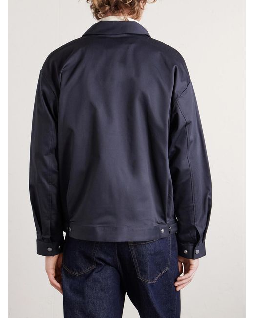NN07 Blue Petrus 1420 Organic Cotton-blend Jacket for men