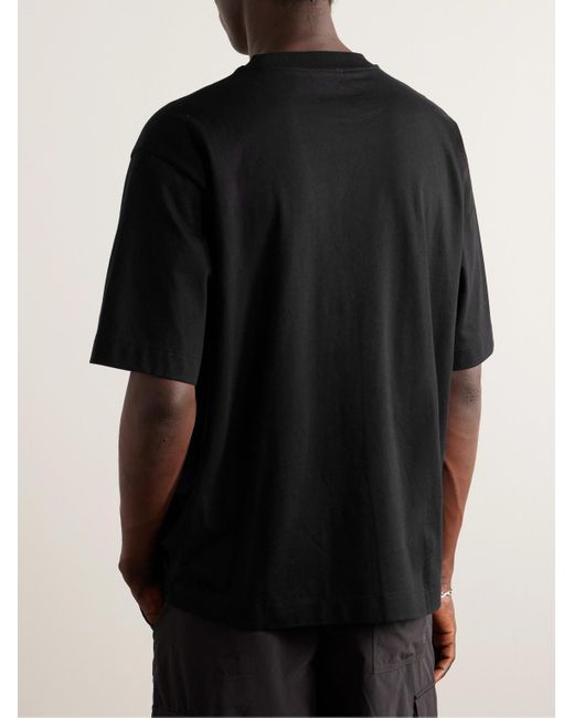 Off-White c/o Virgil Abloh T-Shirt aus Baumwoll-Jersey mit Logoprint in Black für Herren