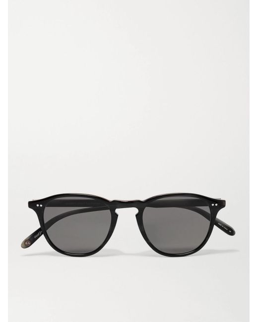 Garrett Leight Gray Hampton Sun Round-frame Acetate Sunglasses for men