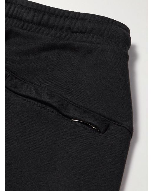 Derek Rose Black Quinn 1 Tapered Cotton And Modal-Blend Jersey Sweatpants for men