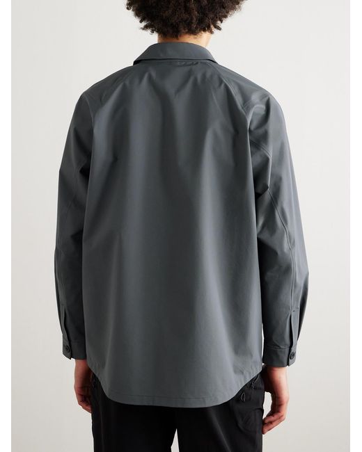 Goldwin Gray Pertex® Shield Air Shirt Jacket for men