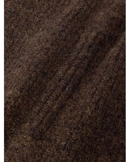 Pullover Slim-Fit di Rick Owens in Brown da Uomo