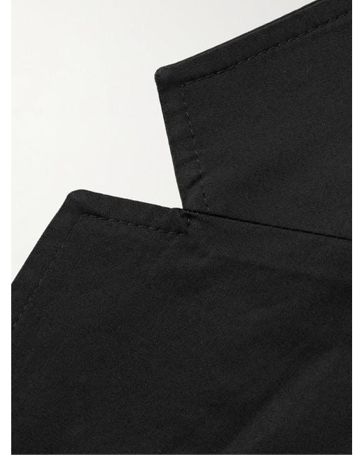 mfpen Black Setup Unstructured Upcycled Cotton-twill Blazer for men